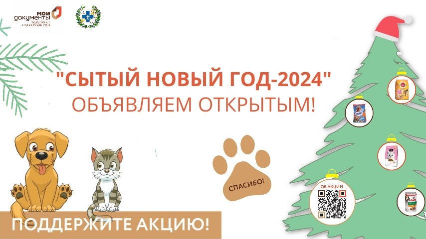  "СЫТЫЙ НОВЫЙ ГОД"  -  в МФЦ Ленинградской области началась традиционная предновогодняя  акция 